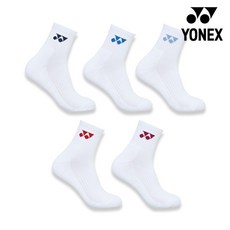 요넥스 장목 양말 5켤레 세트, 1세트
