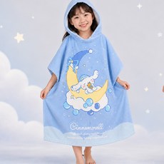 산리오 KOREA 정품 유아동 샤워가운 여아 수영 타올