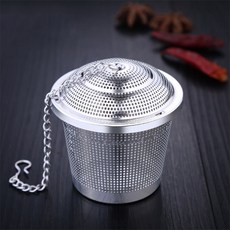 행운몰 스텐 육수 멸치 다시망 8cm 원통 육수내는스텐망, 1개