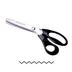 지그재그형 톱니 미술 원단 재단 핑킹가위, 본상품