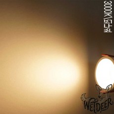 LED 3인치 다운라이트-3000K 전구색 천장매립등