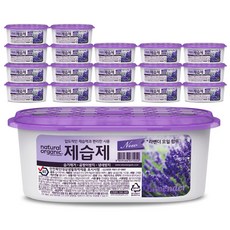 네츄럴오가닉 라벤더 퍼퓸샤워 제습제 대용량, 320g, 18개