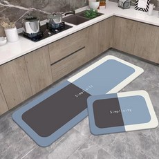 세어구트 심플이즈베스트 일러스트 주방 발매트 2장 1세트, Simplicity_03