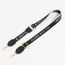 PLAYBOY 織帶背帶 背帶系列 黑色, 1個