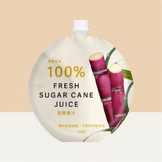 暖之森 100%冷壓鮮榨果汁隨手包 原原本本 150ml隨身水果原汁, 1個, 100% 甘蔗汁