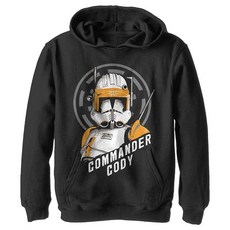 STAR WARS 남아용 커맨더 코디 후디 블랙. S
