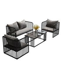 철제소파 사무실 디자인의운지 미용실 매장 소파 업소용 원룸 인용, H. 112커피 테이블, H. 112커피 테이블