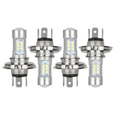 H4 9003 HB2 자동차 헤드 램프 전구 6000K 220W 12V 헤드라이트 변환 키트 IP67 방수 러닝 화이트 알루미늄 15000LM, 4pcs