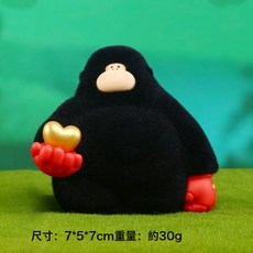 大猩猩存錢罐 卡通可愛居家裝飾擺件, 1件, 猩猩擺件小號A:1個