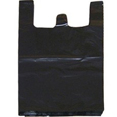 월드크린 손잡이 비닐 봉투 검정, 20L, 100개