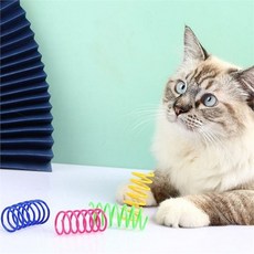 고양이 스프링 재미 놀이 행동 반려묘 장난감 사냥 스트레스 반려동물 어질리티 플라스틱 고탄성 활동 용품, 고양이스프링4p