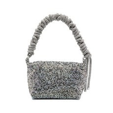 카라 크리스털 장식 토트 백