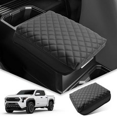 BIBIBO 2025 2026 스포티지 센터 콘솔 커버 기아 SX/SX Prestige/X-Pro/X-Pro Prestige 실리콘 팔걸이 커버 숨겨진 보관 상자 포함 비밀, 2024-2026 토요타 타코마용 Black-B