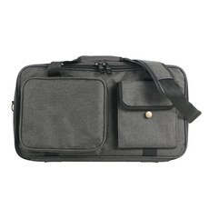 부드러운 안감과 미끄럼 방지 베이스 패드가 있는 기타 페달보드 이펙트 수납 가방, M