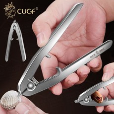 廚貴妃 CUGF 304不鏽鋼開蛤器 開蛤夾鉗 螃蟹工具 貝類蛤蜊剝器 去殼器, 1個