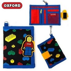 옥스포드 블록 패턴 목걸이 지갑