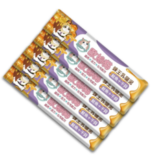 歐姆貓 蜂王乳貓肉泥 鮭魚干貝口味, 15g, 5個, 免疫/抗氧化