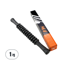 코코프랜 13절 마사지바 등 허리 종아리 전신 마사지 스틱 지압봉, 1개, 검정