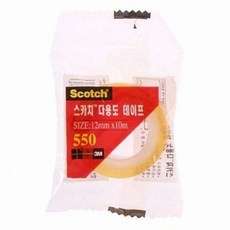 3M 다용도 테이프 550 리필형 12mm x 10m, 9개