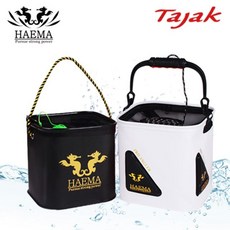 해마EVA 접이식 두레박 20CM 끈 그물형 lov+7187Ib, 레드, 1개