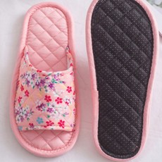 준캡 발이편한 면실내화 누빔패브릭 거실화 답례품 사은품 펜션 학원 학교