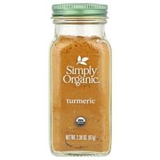 Simply Organic 강황 67g(2.38oz), Simply Organic 강황 67g238oz, 1개, 67g