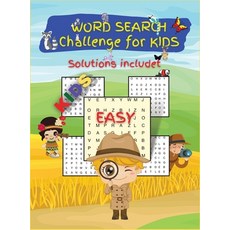 (영문도서) WORD SEARCH Challenge for KIDS: Activity Book for Children 50 Puzzles Games for KIDS Ages 6... Hardcover, Golden Books 101