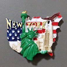냉장고자석 한국 인도 미국 호주 제주도 괌 하와이 뉴욕 터키 마그넷 마그네틱 기념품, 미국04.뉴욕