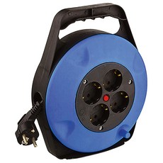 스마토 접지 전선릴 멀티탭 4구 SM R4-10M, 10m, 청색, 1세트