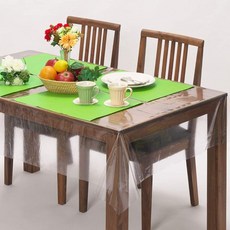 일본제 항균 투명 테이블보 120x220cm