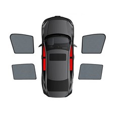 【DriveX】保固兩年 sgs不含甲醛 豐田 YARIS CROSS磁吸式遮陽簾 TOYOTA YARIS CROSS 專用, 1個, 前後車窗4片, 前後車窗4片