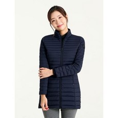 스팍스골프 여성 심플 퀼팅 웰론 하프 롱 패딩 SK3LJP081