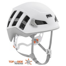 PETZL METEORA 女性戶外安全頭盔，輕量透氣攀岩頭盔，可調節尺寸，登山安全帽, 1個, 灰 S/M, 灰