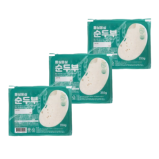 [정담두부집] HACCP 국산콩 수제순두부, 350g, 3개, 순두부 350g