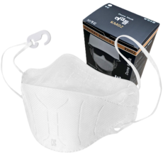 [W편한숨] 하얀들 2급 방진마스크 끈조절 접이식, 화이트, 30개