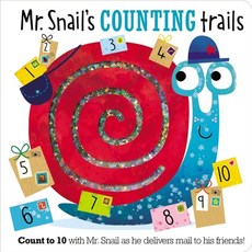 (영문도서) Mr. Snail's Counting Trails Board Books, Make Believe Ideas, English, 9781786928993