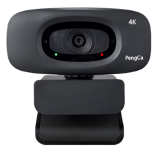 펭카 4K 800만 30fps 실사용 최적화 1200만 고해상도 촬영 스트리밍 웹캠, PCWEB1200 (AI 자동초점), 블랙, 4K 웹캠