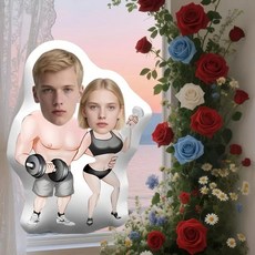 큰근육 몸 곰 플러시 장난감 박제 돼지/곰/사자 남자 친구 Huggable 베개 쿠션 소년 소녀를위한 생일 선물, 01 30cm, 01 muscle lion