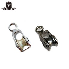 TJ코리아 도르래 스텐 소형 미니 로프 와이어 도래 (소형도래), TJ소형도래D타입