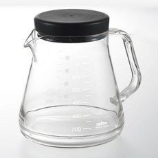 아케보노 커피 서버 스트롱 블랙, 뚜껑 + 커피서버, 1개, 750ml