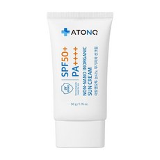 아토앤오투 논나노 무기자차 선크림 SPF50+ PA++++, 50g, 1개