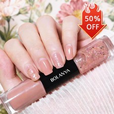 [메니큐어] 수성 네일 딸기우유 네일 60초 빨리마르는 매니큐어 투명 메니큐어 네일 딸기우유 젤네일 투톤 배색 매니큐어 젤네일 컬러 빌더젤, 1개, 12ml, c129