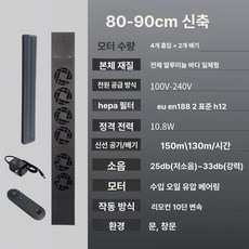 든든커머스 창문형스마트환풍기 창문형환풍기, 기본 추가키트 (cm), 4개 출입구 2개 배출구 80-90cm, 기본 색상