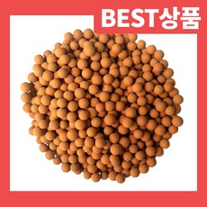 홈이코 황토볼 분갈이 미립 소립 중립 대립 특대립 화분 분갈이용 흙 배양토 세트 하이드로볼 찜질황토볼 생토볼 황토, 1kg, 1개