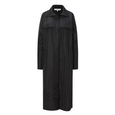 [TIBI] 블랙 단색 코트 CWCO3E060BK