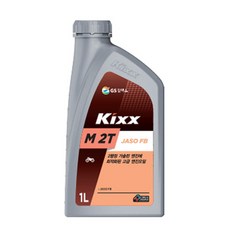 GS칼텍스 킥스 M 2T JASO GS FB 오토바이 엔진오일 1L, 1개