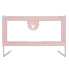 KIDS PARK兒童床護欄 寶寶安全防護欄 嬰兒床邊防跌落護欄, 粉色106cm