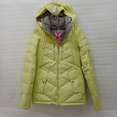버튼 스키 보드 다운 패딩 자켓 여성 XS 탈부착후드 구제매니아몰