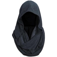 CosInStyle 겨울 빈티지 고딕 풀오버 후드 스카프 중세 후드 카울 다기능 넥 워머 액세서리 폴리에스터 - 스타일 a