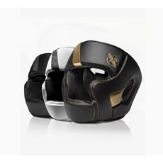 HAYABUSA 拳擊護頭 全封閉MMA格鬥護具 泰拳頭盔 搏擊散打頭套, 白色(下巴可調節款),M, 1個